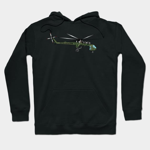 CH - 54 - Tarhe - Heavy Lift Helicopter wo Txt Hoodie by twix123844